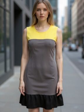 Loft Colorblock Dress